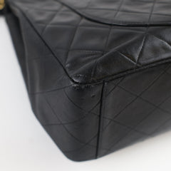 Chanel Vintage Maxi Flap 24K Lambskin Black