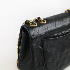 Chanel Vintage Maxi Flap 24K Lambskin Black