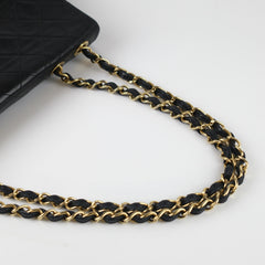 Chanel Vintage Maxi Flap 24K Lambskin Black