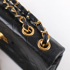 Chanel Vintage Maxi Flap 24K Lambskin Black