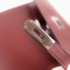Hermes Kelly Depeches 25 Rouge H Epsom Y Stamp