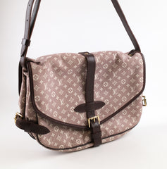 Louis Vuitton Idylle Saumur Mini Lin Pink Sepia