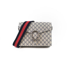 Gucci Men's Dionysus GG Messenger Beige/Blue