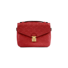 Louis Vuitton Pochette Metis Red Empreinte