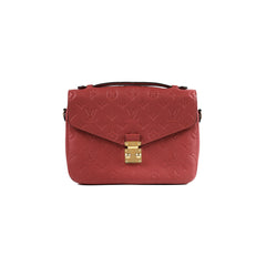 Louis Vuitton Pochette Metis Red Empreinte
