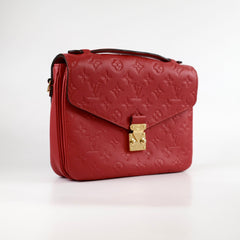 Louis Vuitton Pochette Metis Red Empreinte