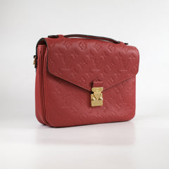 Louis Vuitton Pochette Metis Red Empreinte