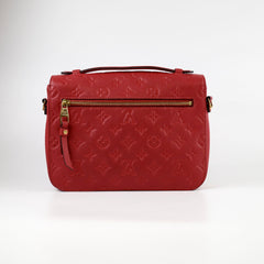 Louis Vuitton Pochette Metis Red Empreinte