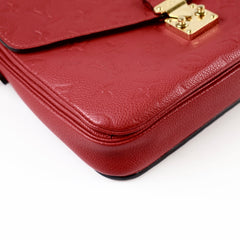 Louis Vuitton Pochette Metis Red Empreinte