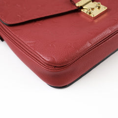 Louis Vuitton Pochette Metis Red Empreinte
