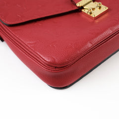 Louis Vuitton Pochette Metis Red Empreinte