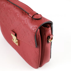 Louis Vuitton Pochette Metis Red Empreinte