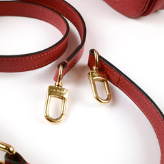 Louis Vuitton Pochette Metis Red Empreinte
