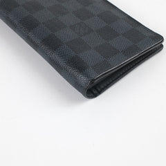 Louis Vuitton Brazza Wallet Damier Graphite Blue