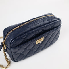Chanel Reissue 2.55 Camera Navy Crossbody