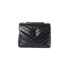 Saint Laurent Small Lou Lou Black Lambskin