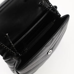 Saint Laurent Small Lou Lou Black Lambskin