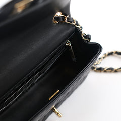 Chanel Rectangle Mini Lambskin Black