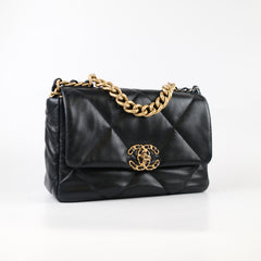 Chanel Small 19 Black Lambskin 30 Series