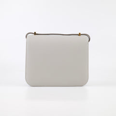 Hermes Mini Constance 18 Gris Perle K Stamp