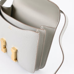 Hermes Mini Constance 18 Gris Perle K Stamp