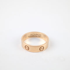 Cartier Love Ring Rose Gold Size 63