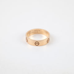 Cartier Love Ring Rose Gold Size 63
