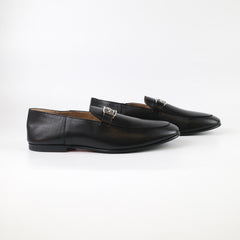 Hermes Mens Tenor Loafers Black Size 43