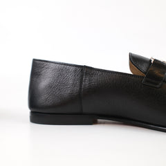 Hermes Mens Tenor Loafers Black Size 43