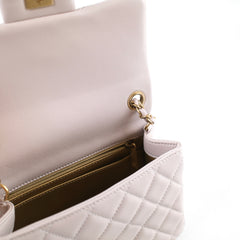 Chanel 21B Pearl Crush Mini Lilac Lambskin (microchip)