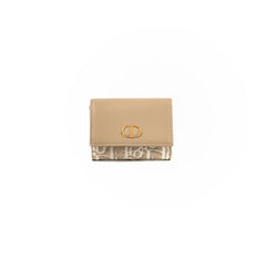 Dior 30 Montaigne Veronia Wallet Tan