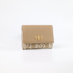 Dior 30 Montaigne Veronia Wallet Tan