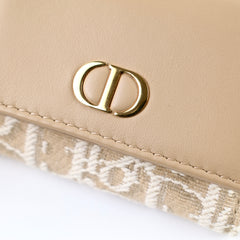 Dior 30 Montaigne Veronia Wallet Tan