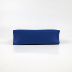 Hermes Kelly Pochette Blue Electric C Stamp
