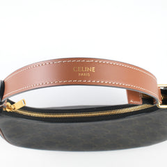 Celine Ava Canvas Shoulder Bag