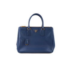 Prada Saffiano Lux Galleria Double-zip Tote bag Medium Navy
