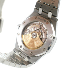 Audemars Piguet Royal Oak Lady 37mm Black Dial Diamond Bezel, purchased new from an authorised dealer June 2018