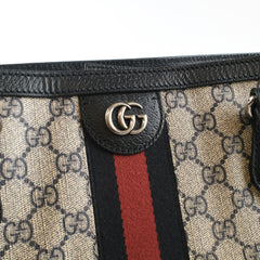 Gucci Large Ophidia Tote GG Supreme Canvas