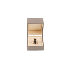 Bvlgari B Zero 1. Pink Gold/Black Ceramic Size 52 Ring