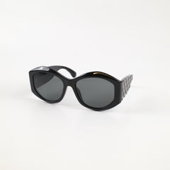 Chanel Oversized Quilt Black Sunglasses