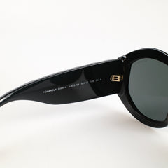 Chanel Oversized Quilt Black Sunglasses