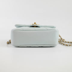 Chanel Caviar My Perfect Mini Iridescent Blue