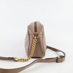 Gucci Small Marmont camera bag Nude