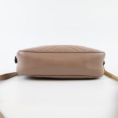 Gucci Small Marmont camera bag Nude