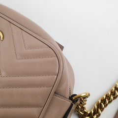Gucci Small Marmont camera bag Nude