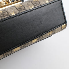 Gucci Small Padlock Bee x GG Supreme Canvas bag
