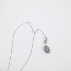 Van Cleef & Arpels Vintage Alhambra Diamond Holiday Pendant Necklace White Gold 2024