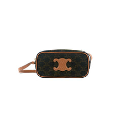 Celine Cuir Mini Triomphe Camera Shoulder Bag