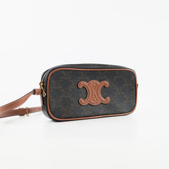 Celine Cuir Mini Triomphe Camera Shoulder Bag