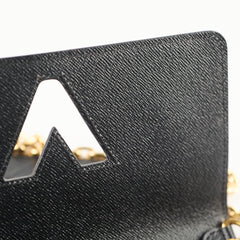 Louis Vuitton Epi Twist Sequins Hummingbird Wallet On Chain Black